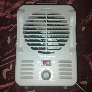 Gray Electric Heater